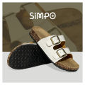 Leather Sandal For Men And Women Beach Sandals 2025 Designer Men's Shoes Women Comfortable Slipper Original Brands Shoes Summer.