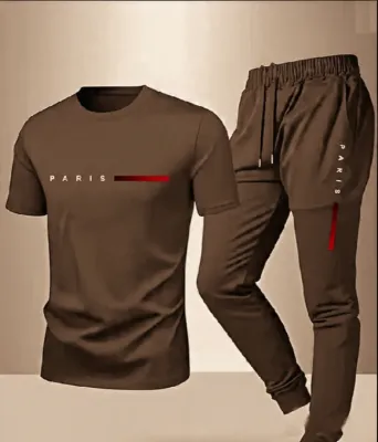 NEW TRENDY 🔥 D T F (STRONG & UNBREAKABLE REFLECTOR PRINTED) SUMMER TRACKSUIT FOR MEN _ SOFT AND COMFORTABLE FABRIC SUMMER TRACKSUIT FOR MEN - PREMIUM T SHIRT AND TROUSER SET PRINTED SUMMER TRACKSUIT FOR MEN_TRACKSUIT FOR BOYS. ( MULTIPLE COLORS)