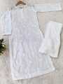 Chickenkari Handwork Soft Georgette Kurti. 
