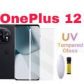 For OnePlus 12 / 1+12 (A+ GRADE) One minute UV Light Adhesive Tempered Glass Screen Protector.