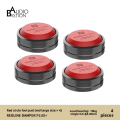 AudioBastion Anti-Vibration Pads for Speakers/Subwoofer/Amplifier - Hi-Fi Isolation Feet Improve Sound Quality (Set of 4). 