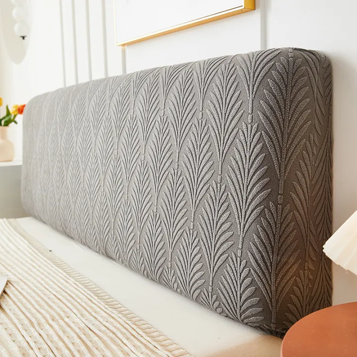 1pc%20Jacquard%20Bed%20Headboard%20Cover%20Solid%20Color%20Elastic%20Bed%20Head%20Slipcover%20Leaves%20Printed%20All-inclusive%20Bed%20Backrest%20Cover%20Bedroom%20-%20Image%206