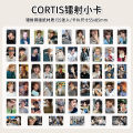 50Pcs/Set Laser Card Kpop Idol CORTIS Lomo Cards JAMES JUHOON MARTIN SEONGHYEON KEONHO Printd Photocards Fans Gift.