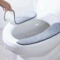 Bathroom Toilet Cushion Washable Soft Warmer Mat Cover Pad Cushion Cover Warm Thickened Toilet Seat Covers 38*10cm. 