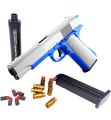 toy gun for kids -  Glock M1911 airsoft machine for kids - gun toys for boys and kids airsoft for kids, high quality plastic material | Glock Soft Bullet Toy Gun Shell Ejection Foam Darts Blaster Pistol Manual Airsoft Gun With Silencer For Kid Adult. 