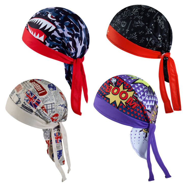 New Cycling Pirate Hat Sports Headscarf Breathable Dry Quickly Bike Headdress Unisex Bicycle Cap