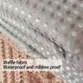 Shower Curtain Waterproof Mildew-proof with 12 Hooks Modern Shower Plant Printed Curtain Set For Bathroom Bathroom. 