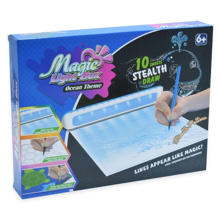 Magic%20Light%20Drawing%20Box%20for%20Kids%20%E2%80%93%20Ocean%20Theme%20%7C%203D%20UV%20Light%20Painting%20&%20Tracing%20Kit%20%7C%20Creative%20Drawing%20Toy%20Set%20with%20Glowing%20Board%20&%20Markers%20-%20Image%202