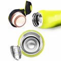500ML Bicycle Water Bottle Vacuum Stainless Steel Cycling Water Bottle Double Walled Simple Thermo Mug Insulated With Straw.