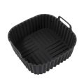Air Fryer Silicone Liners Square Reusable Non Stick Basket Mat for 4-7QT Air Fryer Oven Microwave Baking Airfryer Accessories. 