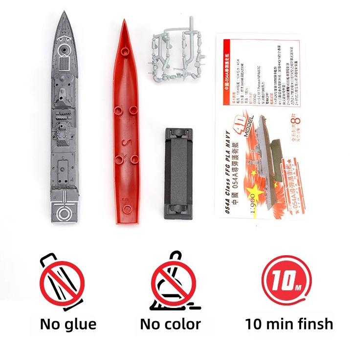 8pcs/set%204D%20Assembly%20Warship%20Submarine%20Carrier%20Moscow%20Reagan%20Aegis%20Ship%20Model%20Kits%201/1000%2015cm%20Puzzle%20%20Toys%20For%20Children%20-%20Image%202