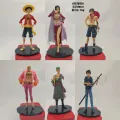 HIgh Quality Cheap Sale Anime One Piece Luffy Zoro Nami Sanji Franky Shanks Boa Kids Figures Pvc Model Toys 16-18cm.