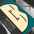 Large E-sports Mouse Pad Smooth Flexible  XXL Gamer PC Computer Keyboard Office Laptop Kawaii P-Pokemons Snorlax Mosuepad. 