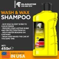 Car Shampoo - Wash Wax & Foaming Shampoo Liquid 450ml for Gloss and Shine.
