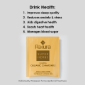 Rakura Calming Organic Chamomile 20TB | Prime Super Herbs | Caffeine Free | Next Gen Magic Knot Teabag - No Plastic, Bleach & Glue | Home Compostable. 