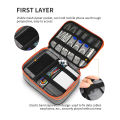 Cable Storage Bag Digital Electronic Organizer Pouch Portable USB Data Line Charger Plug Storage Bag Travel Cable Organizer Case.
