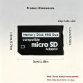 MINI Memory Stick SDHC TF to MS Pro Du Adapter for PSP Camera MS Pro Duo Card Reader High-Speed Converter. 