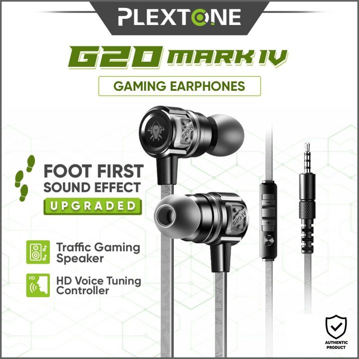 Plextone G20 Mark IV Gaming Earphone with Dual Input Type