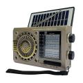KTF-1481 / KTF-1481 8 Solar Charging Wireless Portable Bt Speaker AM FM SW 8 Bands Radio Speaker 3 Inch Mp3 Player Tf Usb Aux with Flashlight.