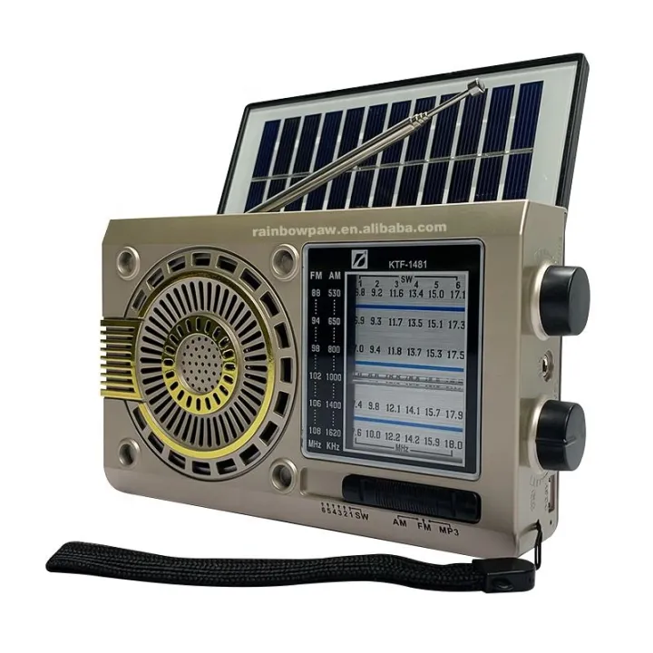 KTF-1481%20/%20KTF-1481%208%20Solar%20Charging%20Wireless%20Portable%20Bt%20Speaker%20AM%20FM%20SW%208%20Bands%20Radio%20Speaker%203%20Inch%20Mp3%20Player%20Tf%20Usb%20Aux%20with%20Flashlight%20-%20Image%204