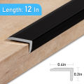10pcs 12 Inch Peel And Stick Aluminum Tile Trim Metal L-shaped Protective Wall Corner Strip  Decorative Kitchen Backsplash Trim. 