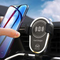 15W Wireless Car Charger Mount Air Vent Mobile Phone Holder Stand Fast Charging Station For iPhone 14 13 12 11 X Xiaomi Samsung. 