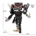 NEW MOC Skibidi Toilet Building TV Man Titan Model TV Woman Building Blocks for Children  Birthday . 