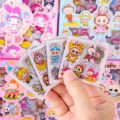 Labubu/Sanrio/ Lotso 20 Pcs Stickers Kawaii Decorative Cinnamoroll Kuromi My Melody Cartoon Stickers. 