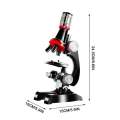 1200 Times Microscope Toys Primary School Biological Science Experiment Equipment Kids Educational Toys Microscope Kit. 