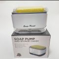 Soap Pump And Sponge soap dispenser box press-type liquid dish. 