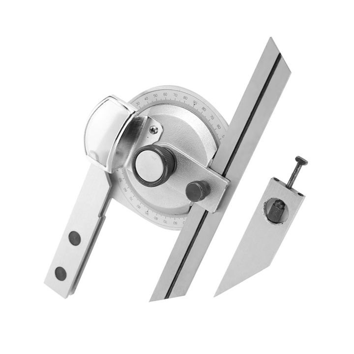 360 Explorer Ruler 360 Degree Steel Universal Bevel Protractor Angle Finder Measuring ...