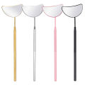 1pcs Eyelash Extension Inspect Mirror Moon Shaped Detachable Stainless Steel Lash Lifting Magnify Makeup Mirror Beauty Tools.