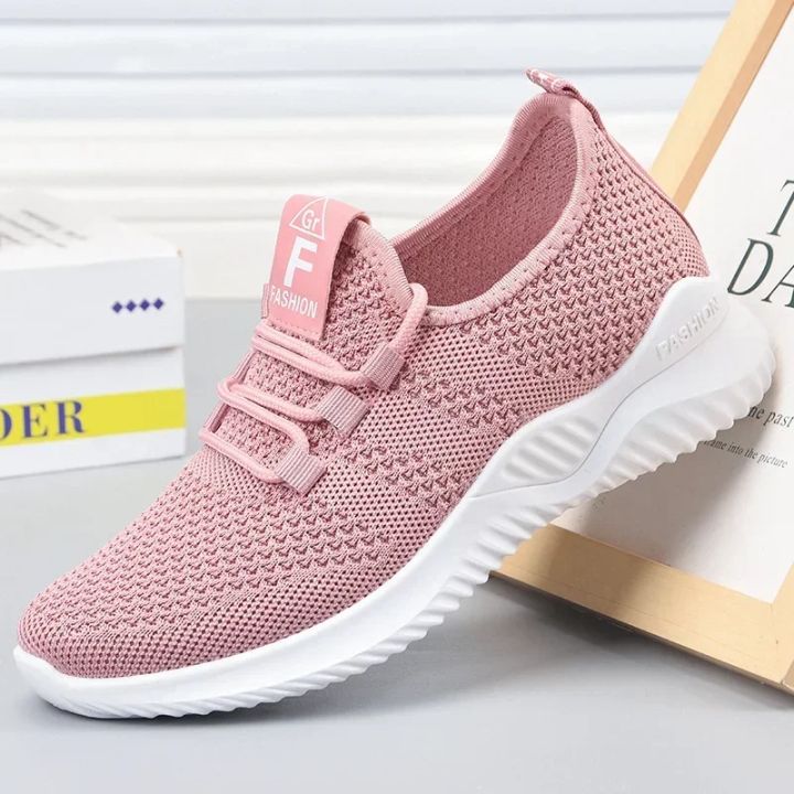 2025 Women's Casual Sneakers Summer Comfortable Breathable Platform Shoes Fashion Women Versatile Lace-up Shoe кроссовки женские