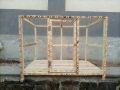 Big Wooden Bird Cage Very Beautiful (Size 35 x 24 x 24 inches) For Parrots Finches Poultry Chicken. Macaw - African Grey - Raw - Parrot - Canary - Finches - Gouldians - Budgies. 