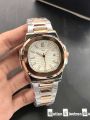 P.P Nautilus Just Date Two Tone Hot Demanding Men's Chain Wrist Watch. Premium Quality Waterproof Wrist Watch For Mens With Stainless Steel Chain.. 