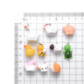 iYOE 10pcs Mix Animal Resin Charms Beads Chicken Turtle Pig Hedgehog Charms For Making Jewelry Supplies DIY Craft Necklace.