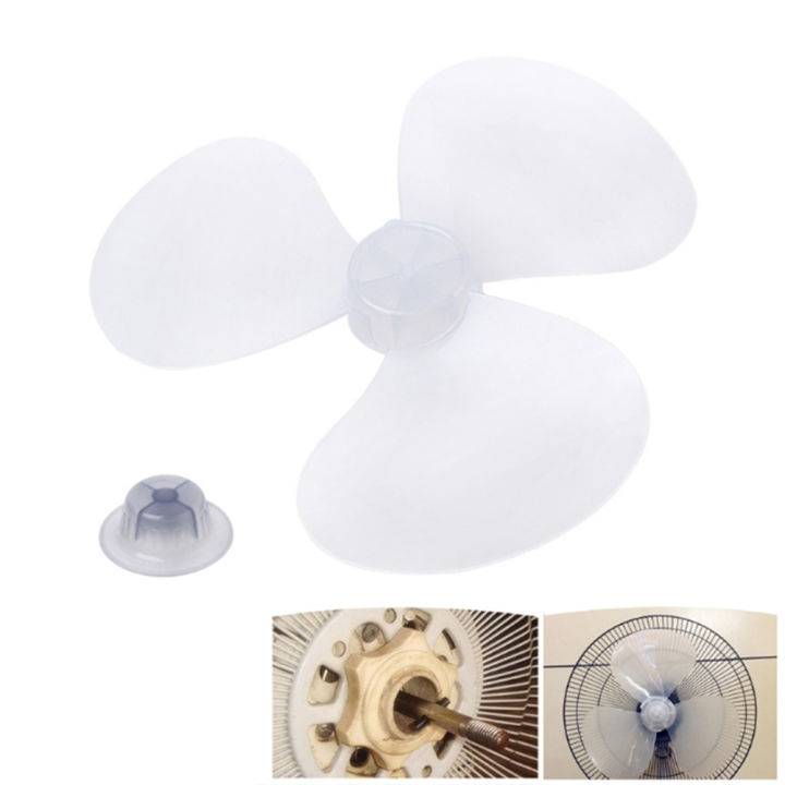 12%20Inch%203%20Leaves%20Fan%20Blades%20Household%20Clear%20Plastic%20Fan%20Blade%20Replacement%20For%20Pedestal%20Fan%20Stand%20Fan%20Table%20Fan%20Accessories%20-%20Image%203