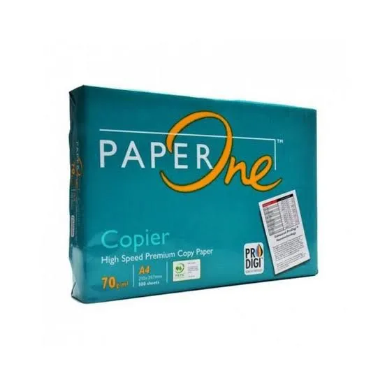 Paper One 70g, A4 Size, Printer & Copier Paper Rim, 500 Sheets | Daraz.pk