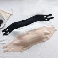 Seamless One-piece Tube Tops Women Removable Pads Intimates Basic Black/White/Skin Womens Strapless Bra Bandeau Sexy Lingerie. 