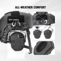 Electronic Shooting Headset Helmet Mounted Version Hunting Pickup and Noise Reduction Tactical Headset Hearing Protection. 