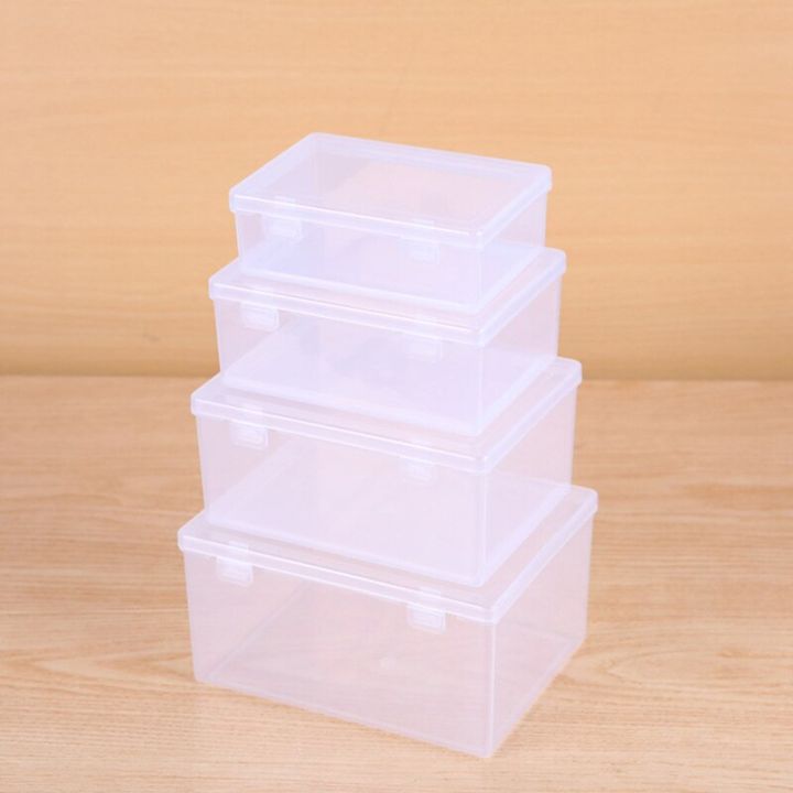 1PC Transparent PP Dual Fastened Transparent Display Box Jewelry