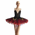 Black Red Professional Tutu La Esmeralda Performance Ballet Tutu Platter Pancake Tutu Dress Girls Kids Ballerina Party Costume. 