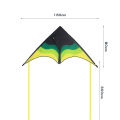 YongJian Large Beach Delta Kite for Adults and Kids Extremely Easy to Fly for Beginners Comes with 100m String Kite Handle. 