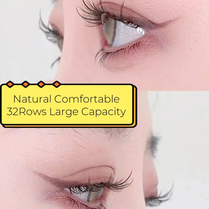 MIAOJIE%2032Rows%20Eyelash%20Book%20High%20Quality%20Manga%20Lashes%20Cluster%20Lashes%20Manhua%20Eyelashes%20Elf%20Makeup%20Strand%20Eyelashes%20Douyin%20Makeup%20-%20Image%204