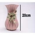 Ceramic Flower Vase High Quality Glass with Gift Box. 