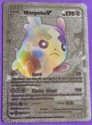 morpeko v pokemon card value Amazon.com: Pokemon TCG: Morpeko V-Union Special Collection : Toys & Games main image 1