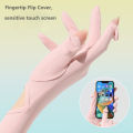 1/2/4 Pairs of UV-Resistant Sport Driving Outdoor Gloves with Full Finger Sleeves and Touchscreen Function for Long Gloves. 