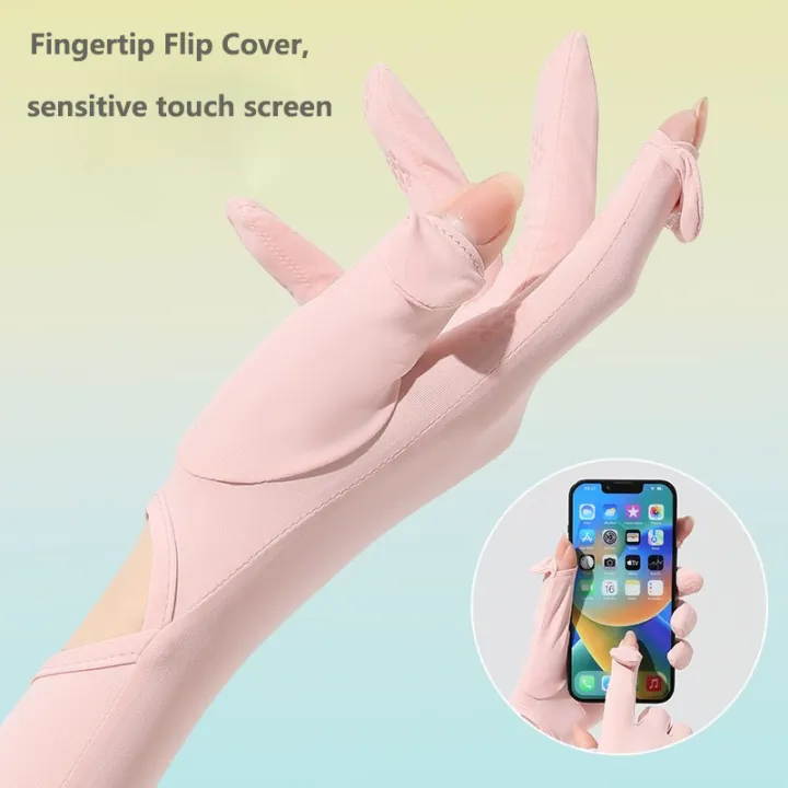 1/2/4%20Pairs%20of%20UV-Resistant%20Sport%20Driving%20Outdoor%20Gloves%20with%20Full%20Finger%20Sleeves%20and%20Touchscreen%20Function%20for%20Long%20Gloves%20-%20Image%204