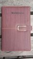 China PU Leather General Golden magnet Notebook. 