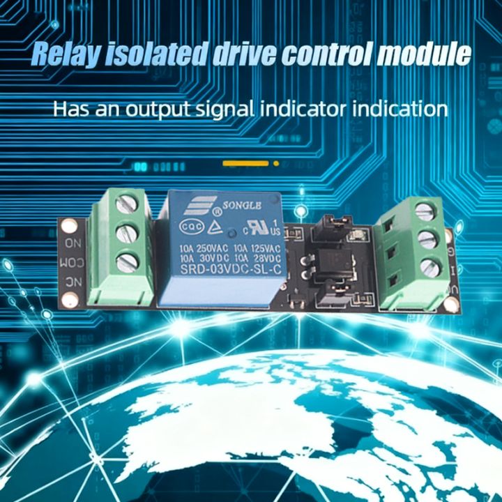 1%20Channel%203V/3.3V%20Relay%20Module%20High%20Level%20Trigger%20with%20Optocoupler%20Isolation%2010A%20250VAC/30VDC%20Drive%20Control%20Board%20for%20Arduino%20-%20Image%202